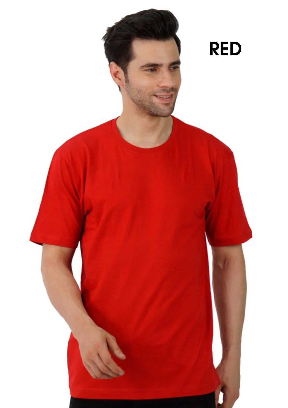 Round Neck Men's T-Shirts Double Biowash 180 GSM - View 8